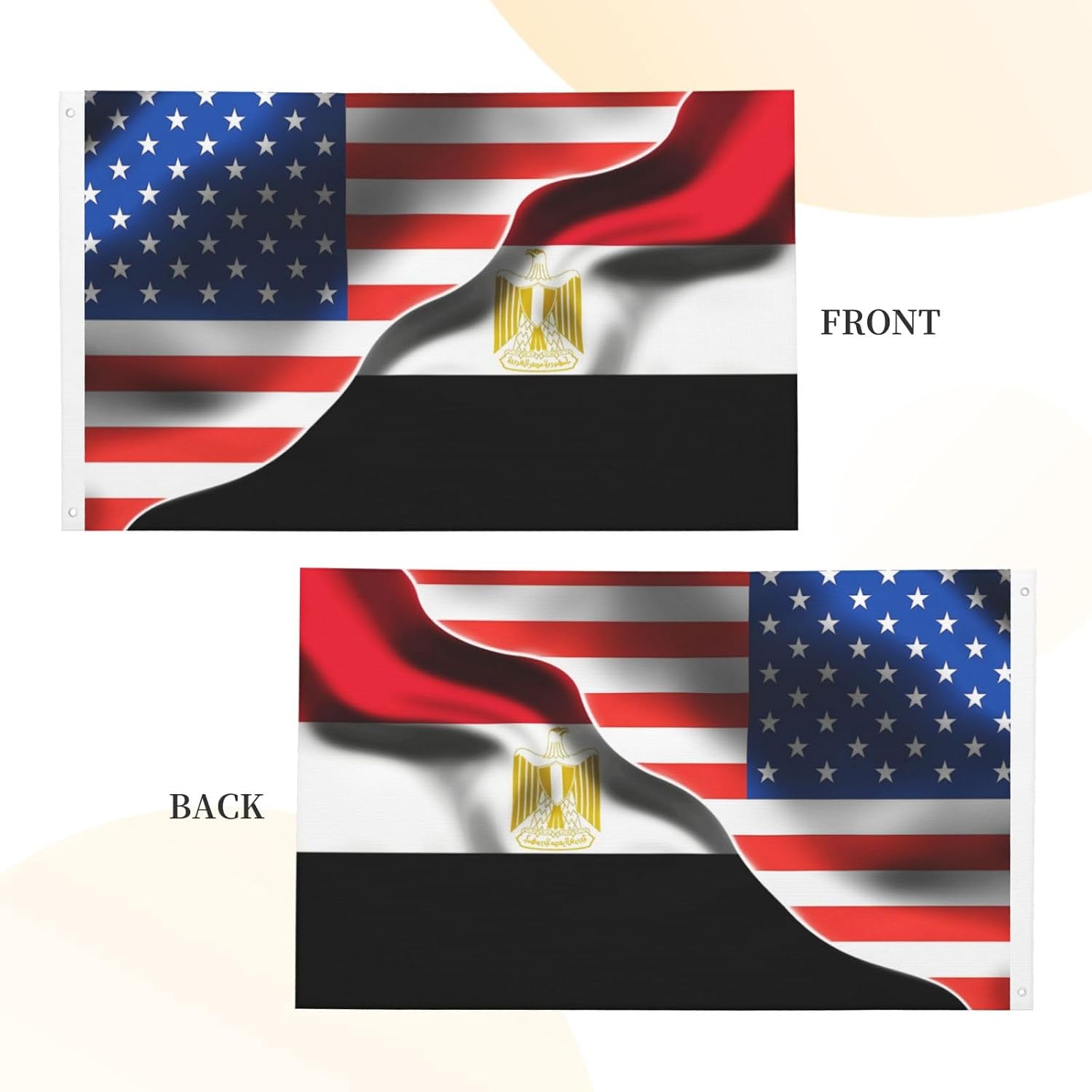 3x5 Ft Outdoor Flag America Egypt Egyptian Flag Double Sided Printing For Yard Decor image 5
