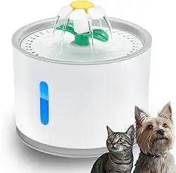 Bebedouro Fonte de Água Automatico 2,4l com Filtro Dispensador Silencioso para Pet Cães e Gatos