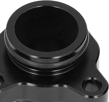 Water Hose Fitting Durable Aluminium Alloy with Clamp for 335i 335xi 135i N54 Twin Turbo Motors,Fit for BMW 330i 525i 525xi,High Performance Auto Accessories (Black)