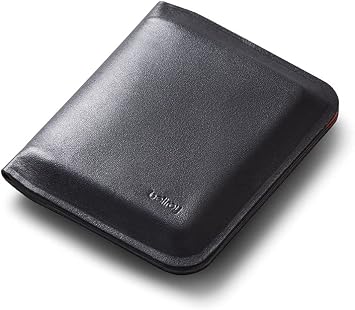 Bellroy Apex Note Sleeve – (Molded Leather Billfold Wallet, RFID Protected) - Onyx