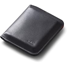 Bellroy Apex Note Sleeve Molded leather billfold wallet, RFID protected - Onyx