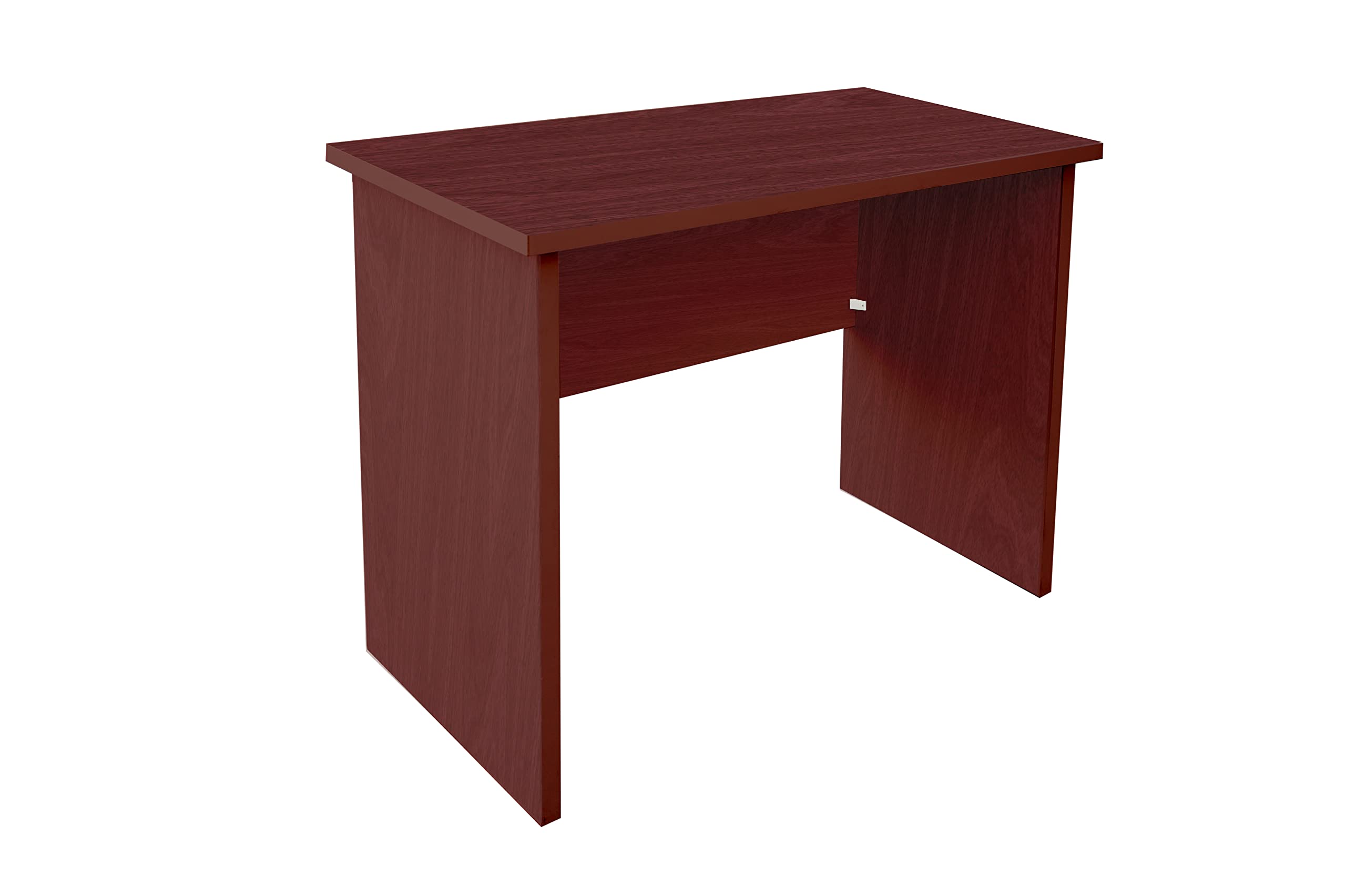Mahmayi LE-MP1-9045-WT-ACH Limited Edition Study Desk, Modern Executive Desks for Adults, Home Offices, Schools, Laptop, Computer Workstation - MP1 9045 (Apple Cherry)