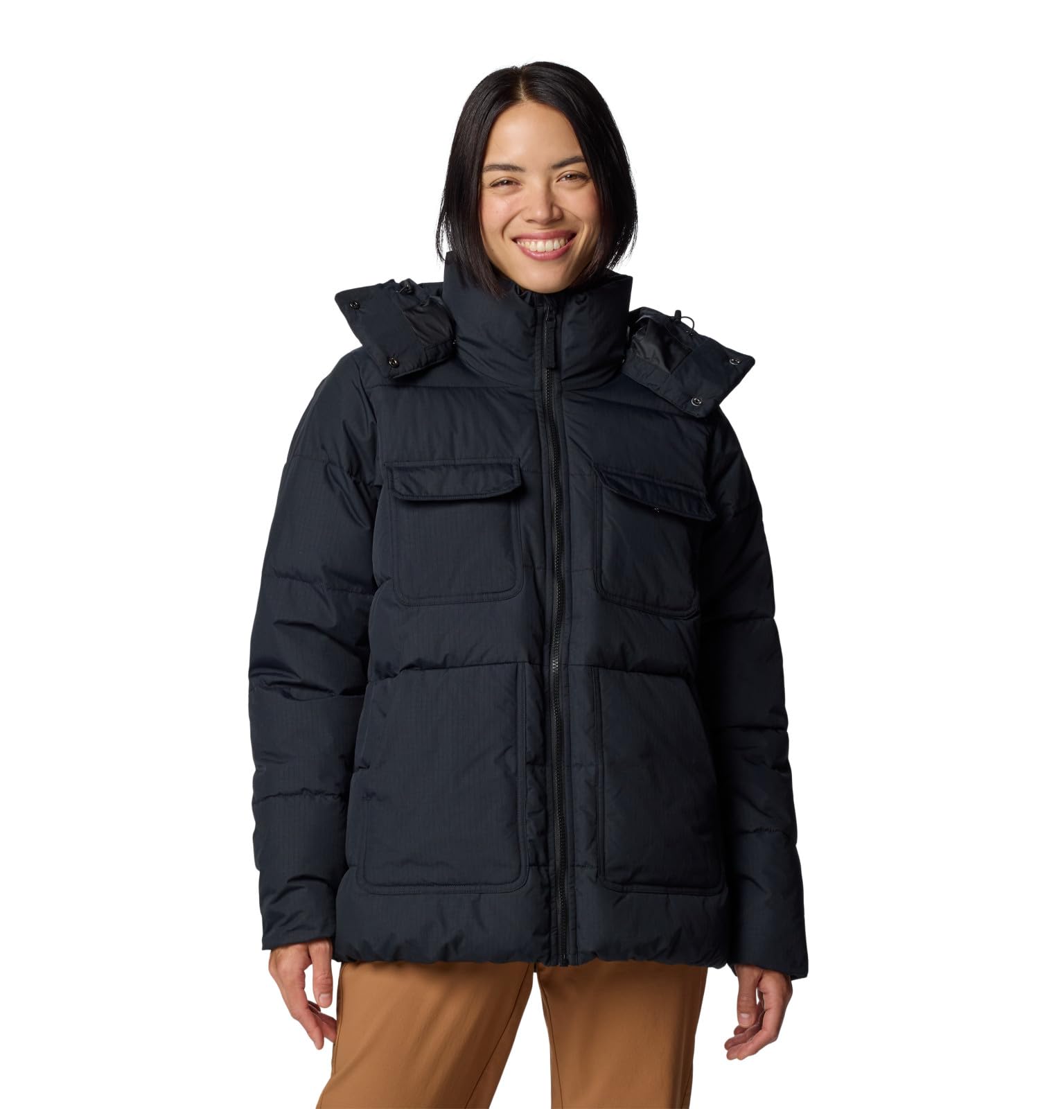 Columbia Women's Longhorn Ridge Insulated Jacket, Black, Large, Black, Large