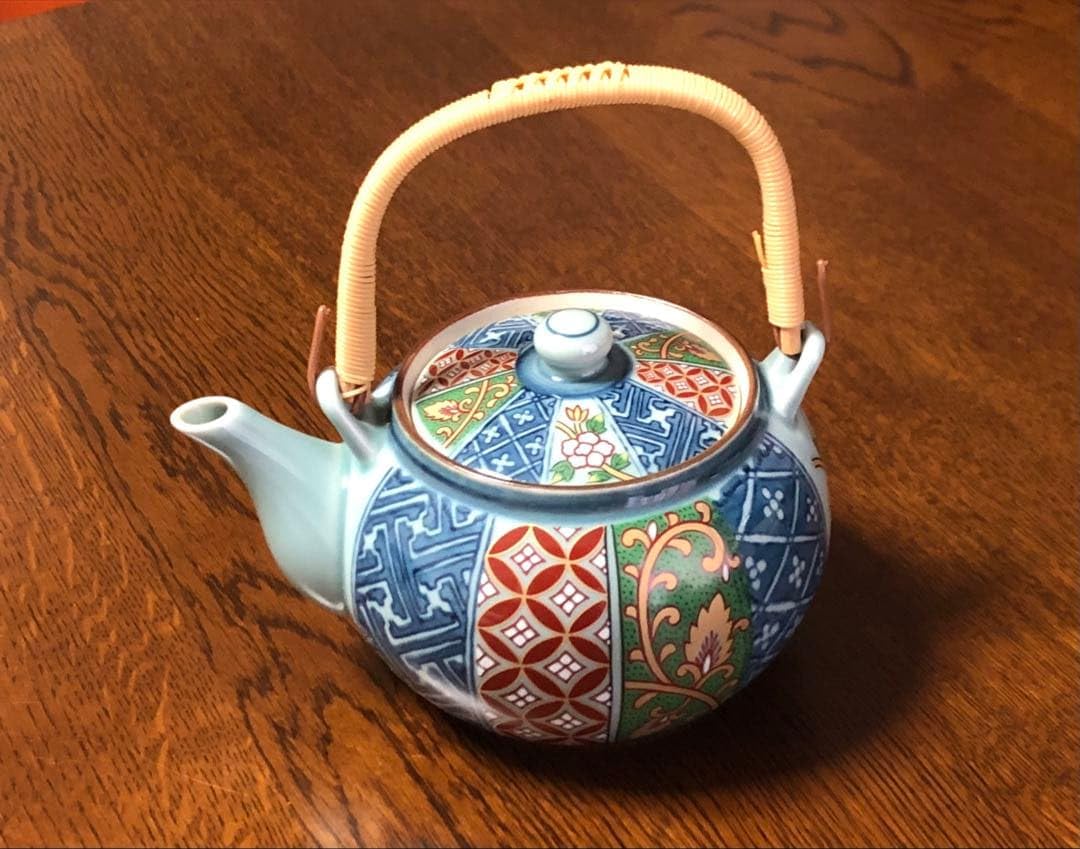 Amazon.co.jp: 有田焼 仁祥窯 茶器セット 急須 蓋付湯呑5客 献上古