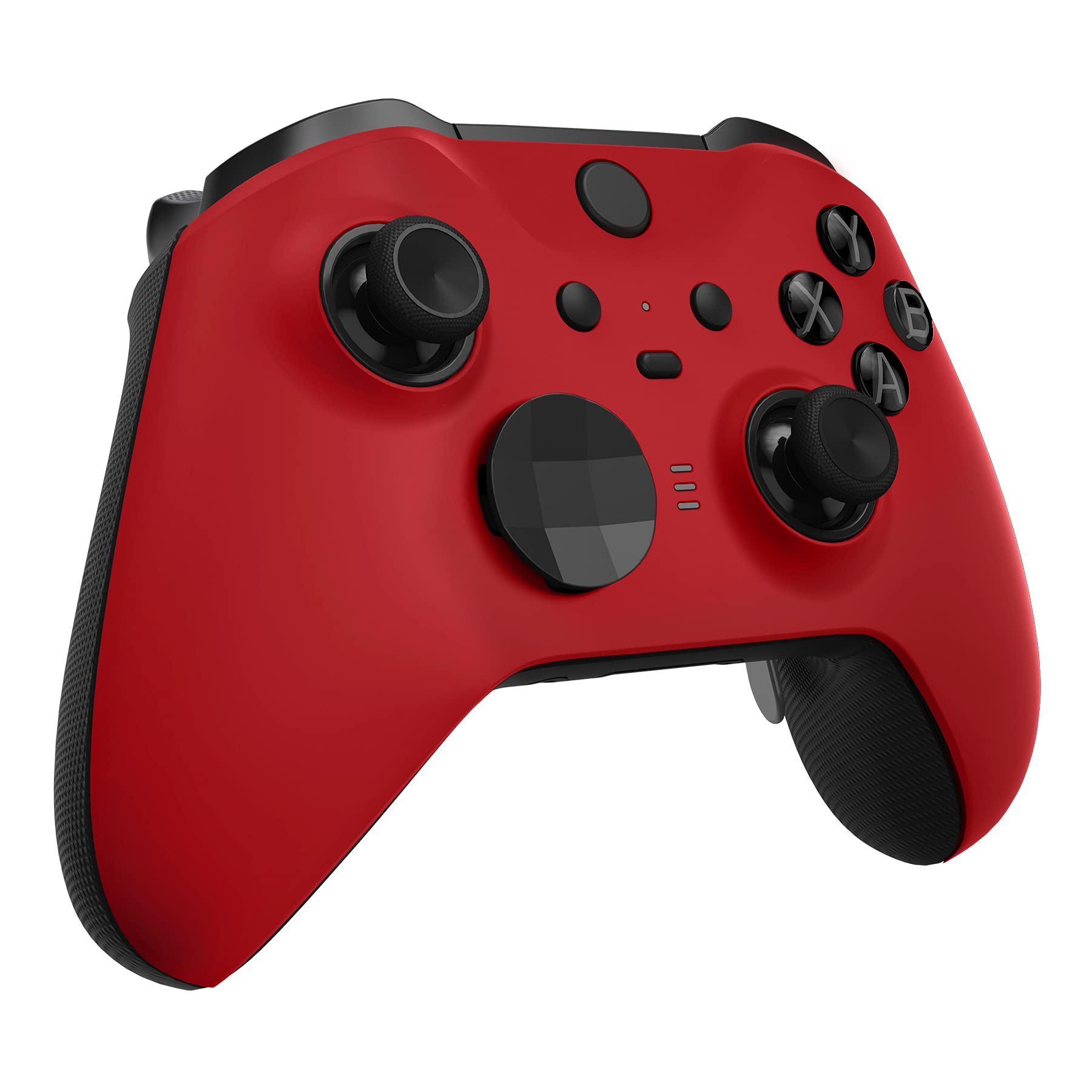 eXtremeRate Custodia frontale per controller Xbox Elite Series 2/Series 2 core, custodia fai da te & Thumbsticks Accent-Ring Case Shell Set per Xbox Elite Series 2 Gamepad modello 1797 rosso