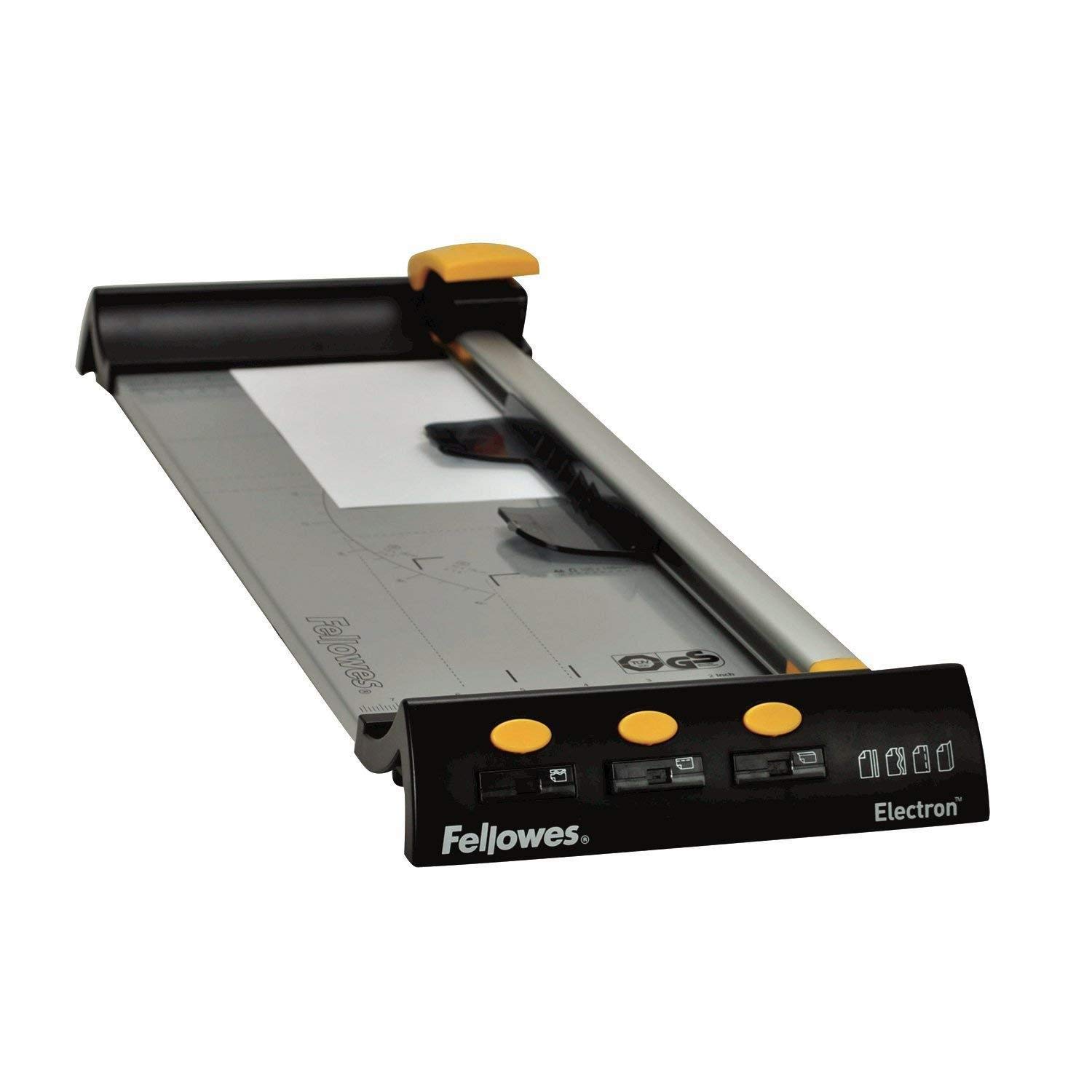 TAGLIERINA FELLOWES ELECTRON A3 A LAMA ROTANTE LUCE CM.45.5