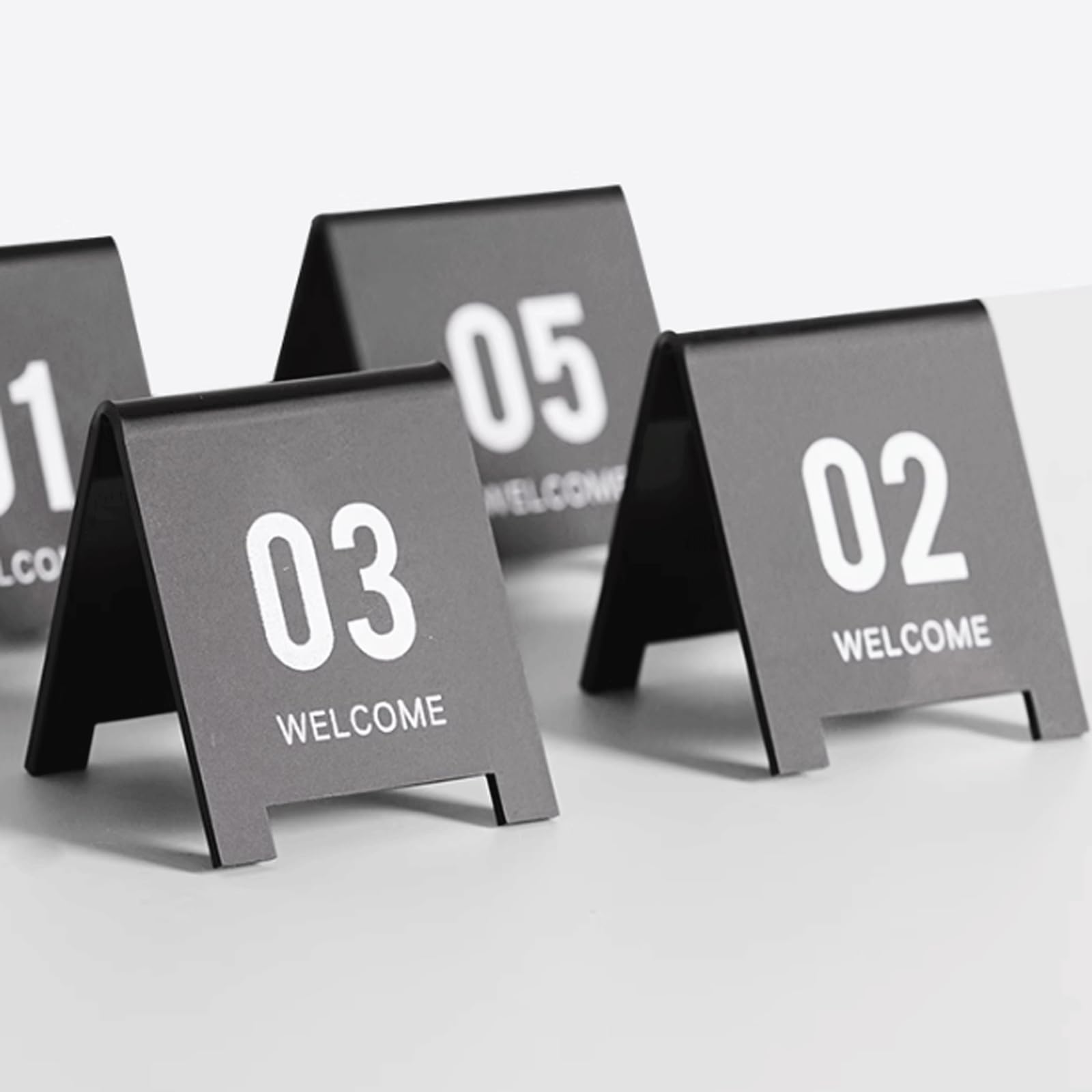Porta menú de Mesa de acrílico, Porta Tarjetas de Mesa, Porta Tarjetas de Mesa, Porta números de Mesa, números de Mesa de Boda para cenas, Invitados.