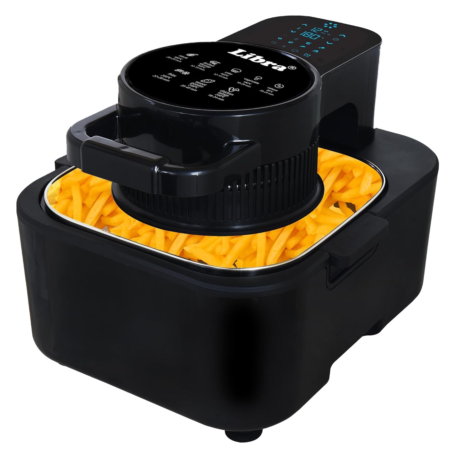 Libra 8 Liter Air Fryer Oven – 1740W Digital Air Fryer with 9-in-1 Digital Functions: Air Fry, Toast, Grill, Bake, Reheat & Keep Warm – Uses 90% Less Oil,-image-14