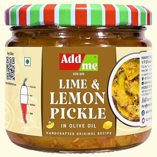 Lemon Pickle in fresh Olive Oil 300g | Nimbu ka Achar in Olive Oil 300gm | Homemade Pickles Glass Pack