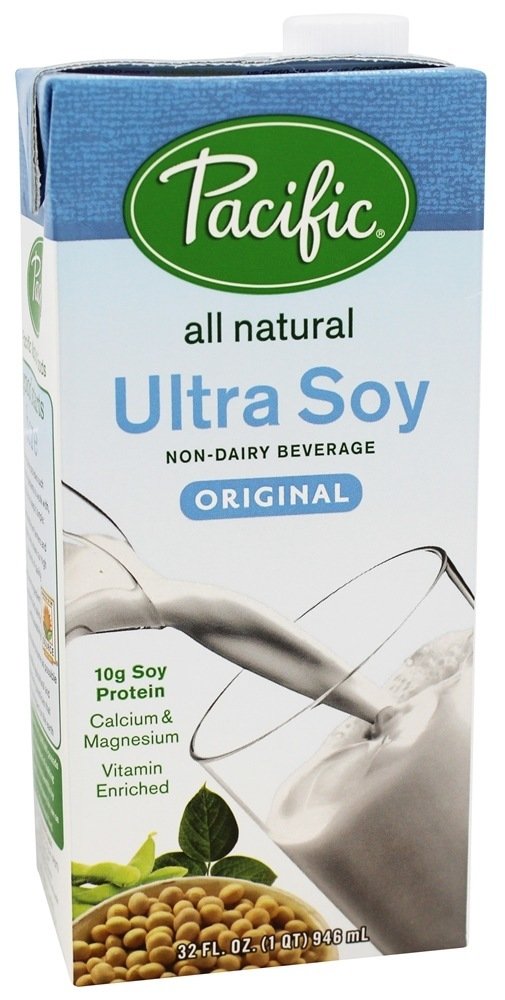 PACIFIC FOODS BEV SOY U PLAIN LF, 32 FO