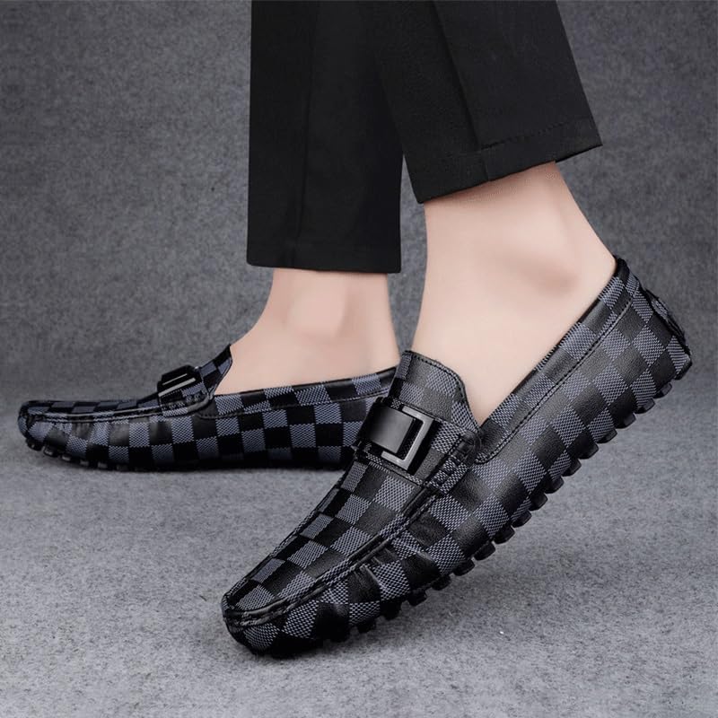 Shoes Men's Casual Low-top Slip-on Loafers Comfortable Soft-Soled Oxford Men Fashionable Versatile for Shopping Driving Business
