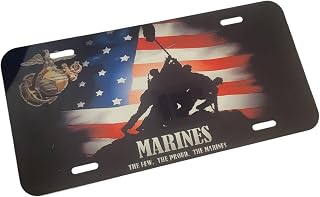 US Marine Corps Military Front License Plate