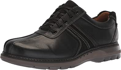 Amazon.com | New Clarks Men's Un Ramble Go Oxford Black Leather 8 | Oxfords