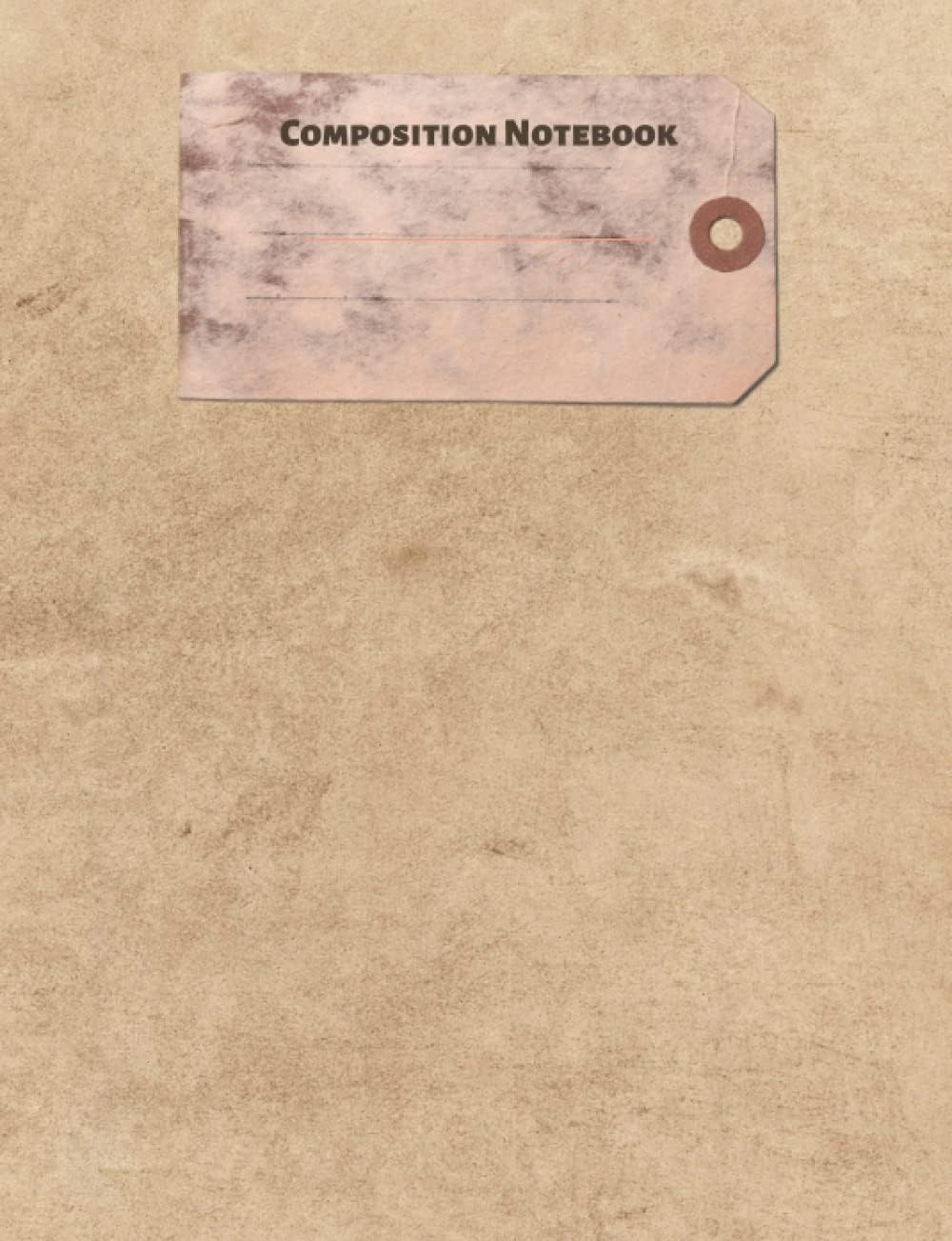 College Ruled Composition Notebook: Brown Light | 7.44*9.69 inches | 100 Sheets