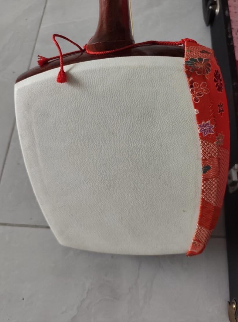 Shamisen, Padauk Wood tradycyjny japoński 3-strunowy instrument muzyczny