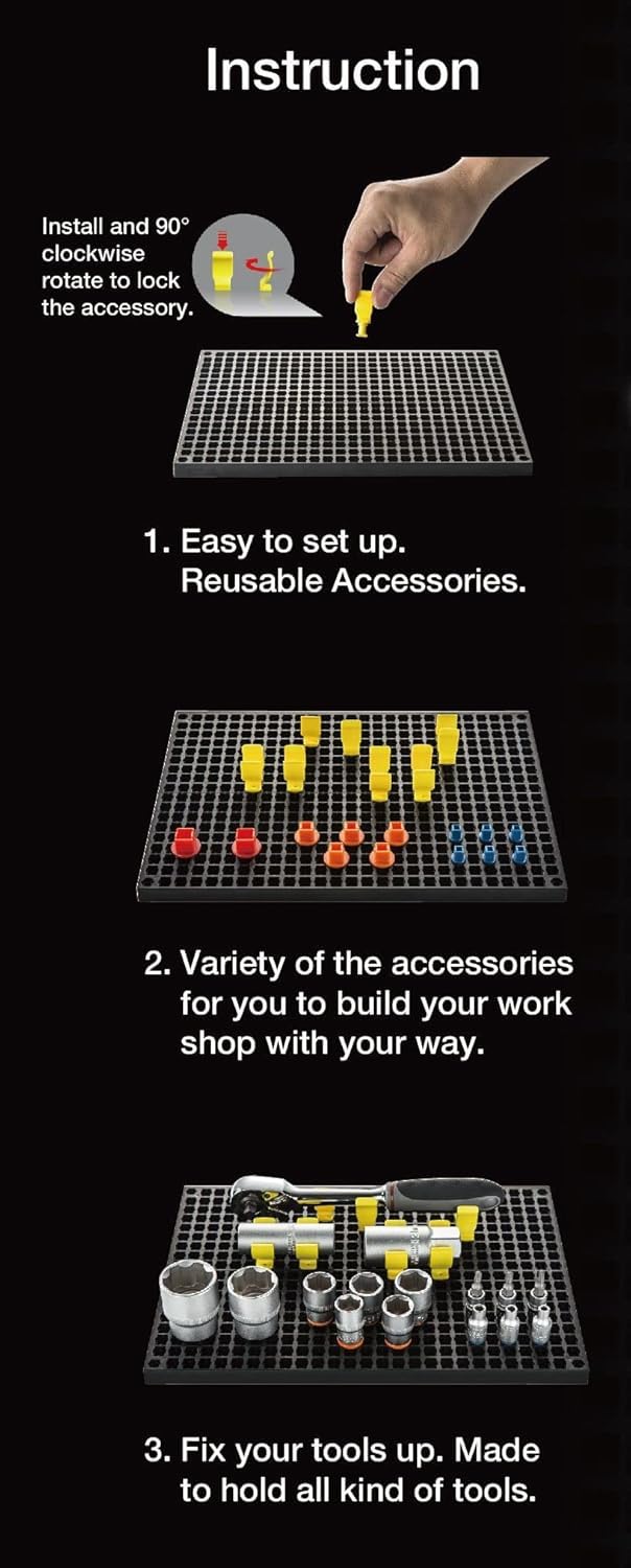 Free Zone 4-Piece Large Pegboard Set — Amazon image 4