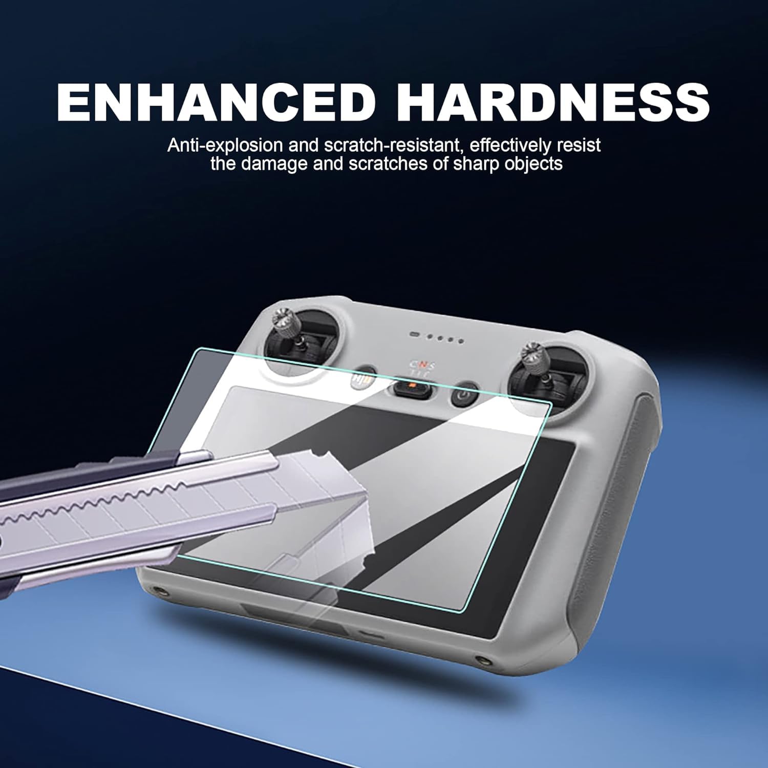 M.G.R.J® Tempered Glass Screen Protector for DJI Mini 5 Pro, 4 Pro/DJI MINI 3 Pro/Mini 3 / DJI Air 3,3s / Mavic 3 Pro, Classic/DJI Mavic Air 2S RC Touch Remote Controller 2