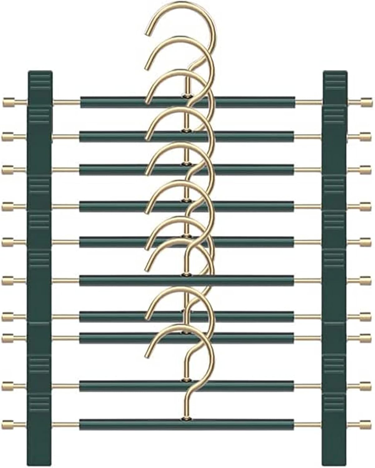 Hangers Aluminum Alloy Hangers, Pants Clip Hanger for Clothes, Multifunctional Space Saving Durable Underwear Rack Sock Rack Minimalist