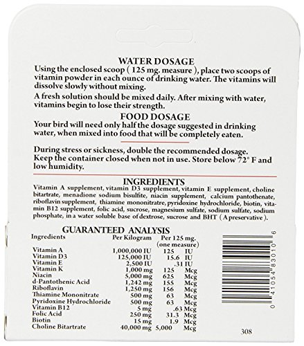 LAFEBER'S (3 Pack) Avi-Era Powdered Bird Vitamin 1.25 oz