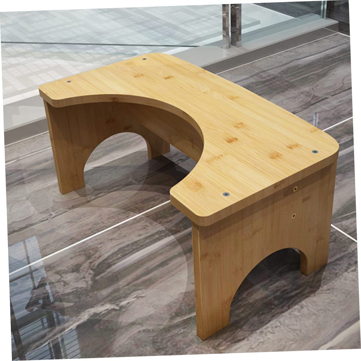 VICASKY 1pc Home Sturdy Wooden Toilet Stool Boys and Girls Practical Footstool for Bathroom Boys and Girls Step Stool Bathroom Potty for Potty Chair