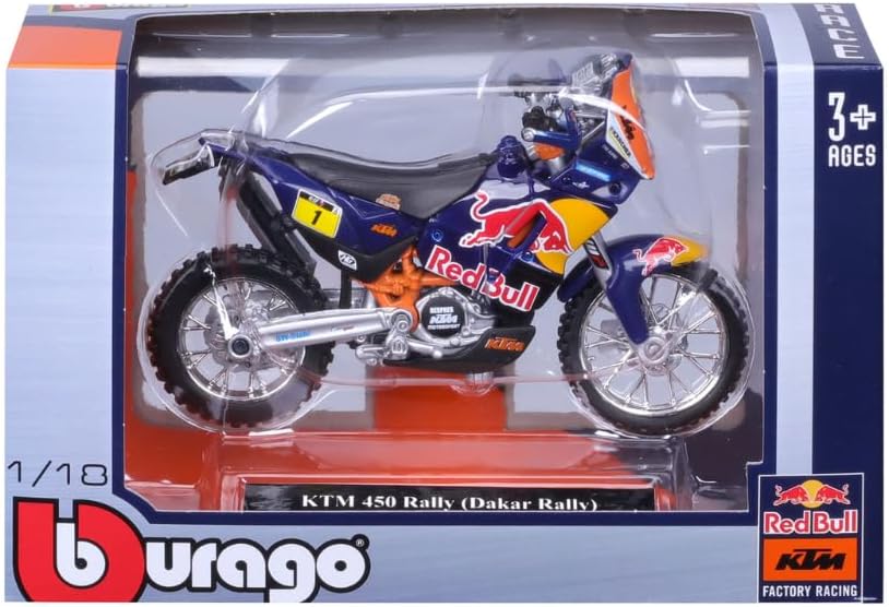 KTM 450 Rally [ Bburago 51070] Factory Racing Team 1 18 Die Cast, Sorted