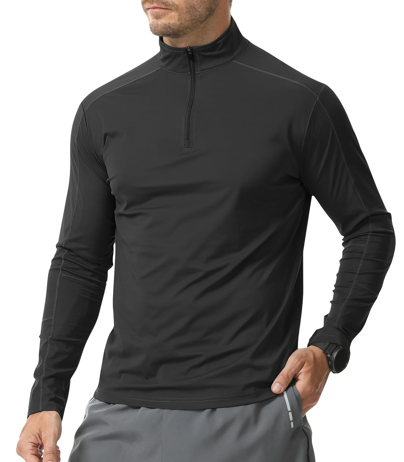 Danfiki Badehose Herren mit Meshfutter Kompression Liner 2 i