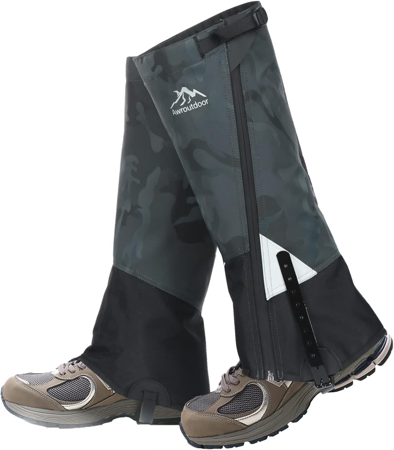 Awroutdoor Gamaschen Wandern Jagd Fahrradgamaschen Wasserdicht Regengamaschen Schnee Gaiters