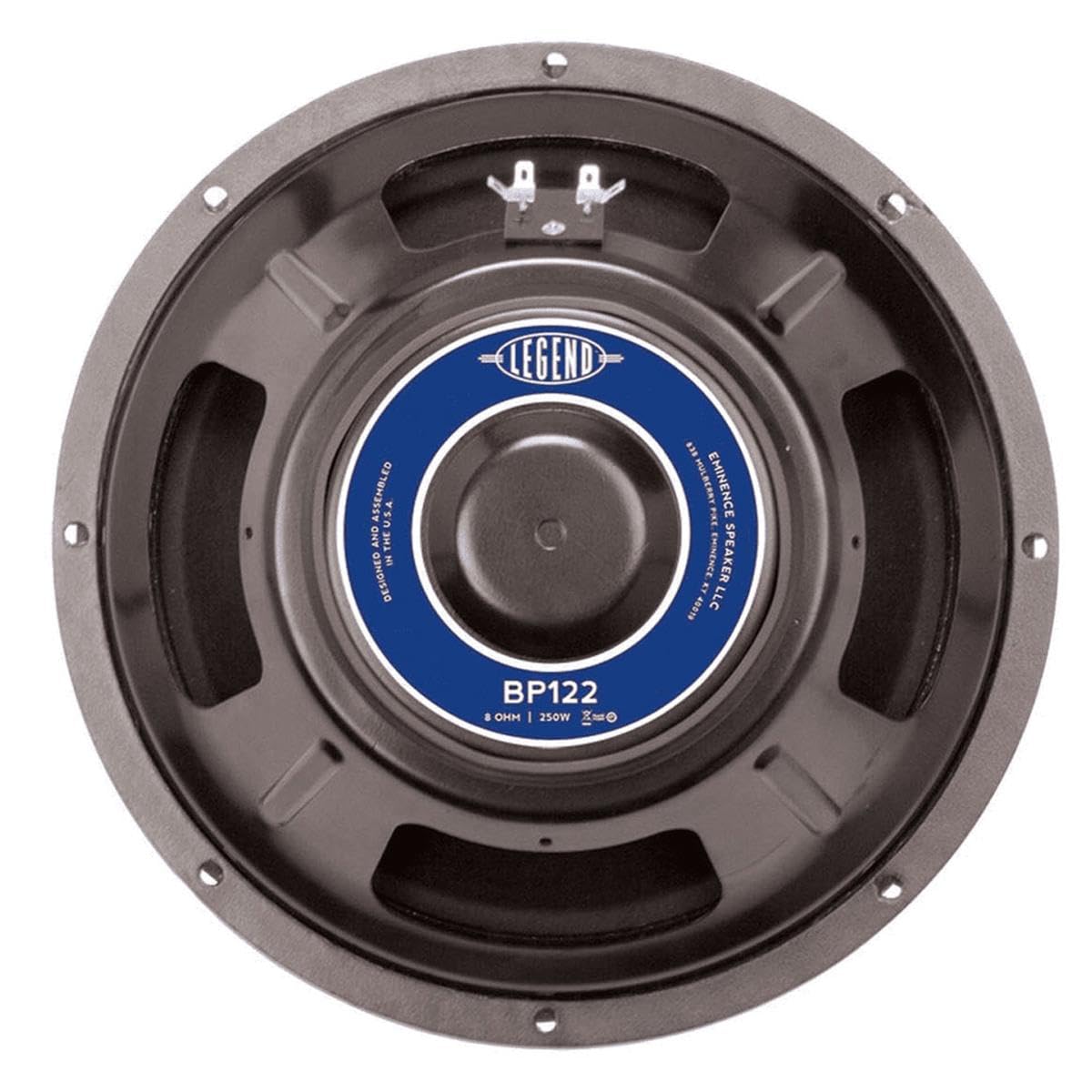 Eminence Legend BP122 Haut-Parleur pour Guitare Basse 30,5 cm 250 W à 8 Ohms Noir