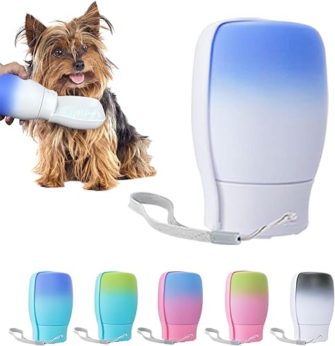 Miniatura 12 de Botella de agua para perros (rosa y azul, 11 onzas) Negro & blanco,Negro Blanco,Azul,Rosa Azul,Azul & blanco,Azul Verde,Verde y azul,2-Rosa