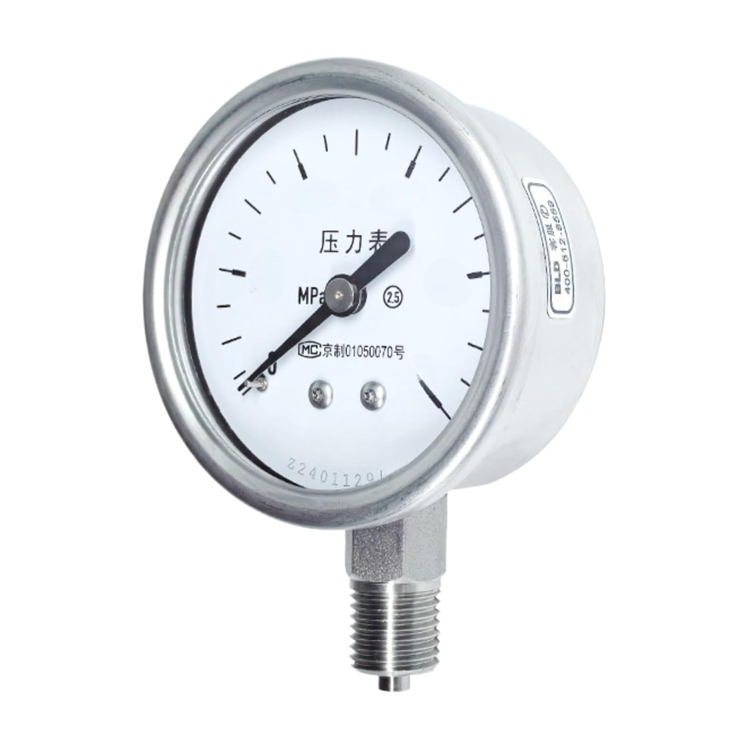 Pressure Gauge YTH63 Radial(Vacuum Gauge -0.1-2.4MPa)