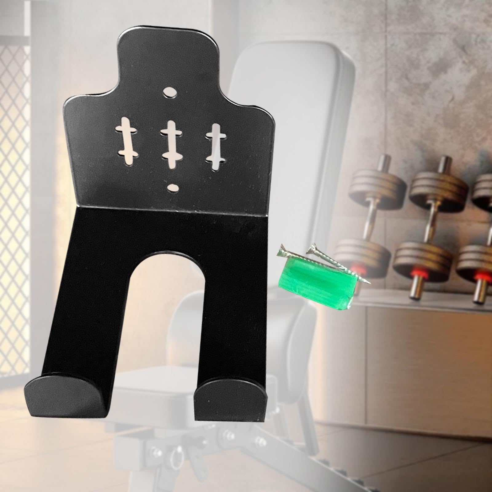 jojomis Barbell Wall Holder Hanger Vertical Metal Commercial Organizer Weight Stand Garage Rack for Dumbbell Storage