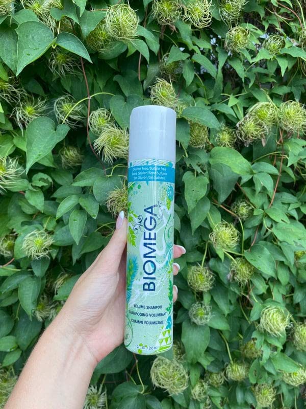 BIOMEGA Volume Shampoo, Infuses Body and Volume, Designed with Lightweight Omega Nutrients and Gugo Bark Extract, UV Protectants to Keep Hair Color Vibrant