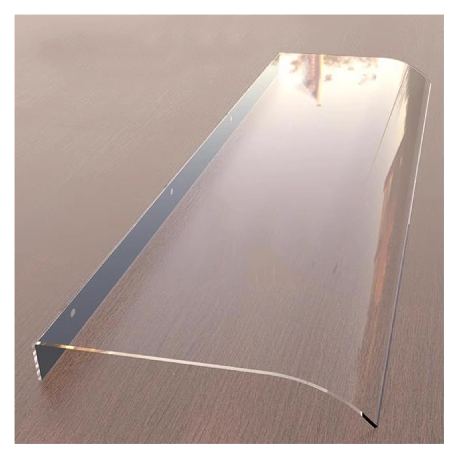 Auvent pour porte d'entrée anti-pluie en polycarbonate contre les infiltrations