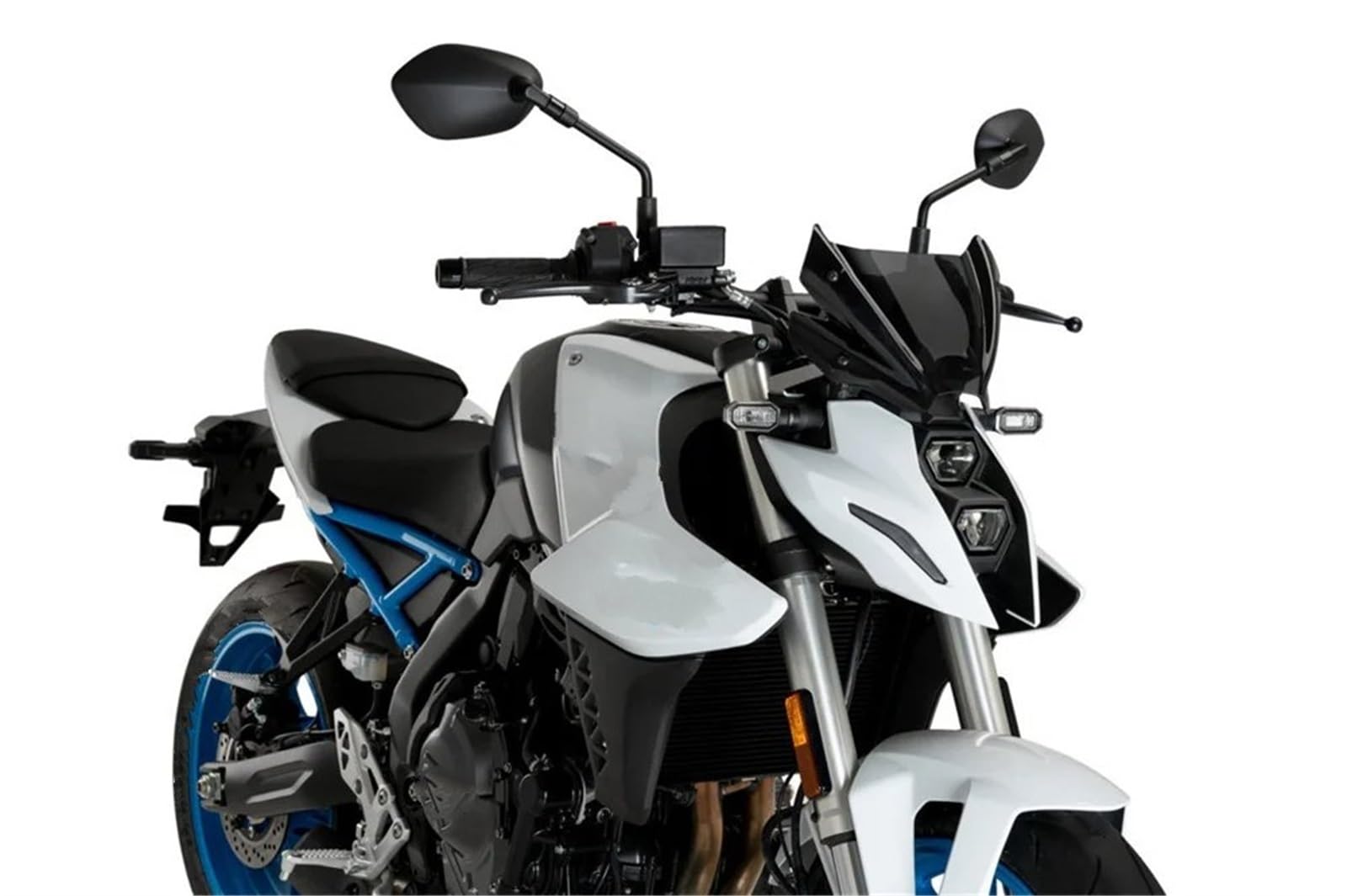 Deflector de Parabrisas para Suzuki para GSX-8S para GSX8S 2023 2024 Accesorios de Motocicleta Sports Touring Visera Deflector de Parabrisas Deflector cupula Moto(Black)