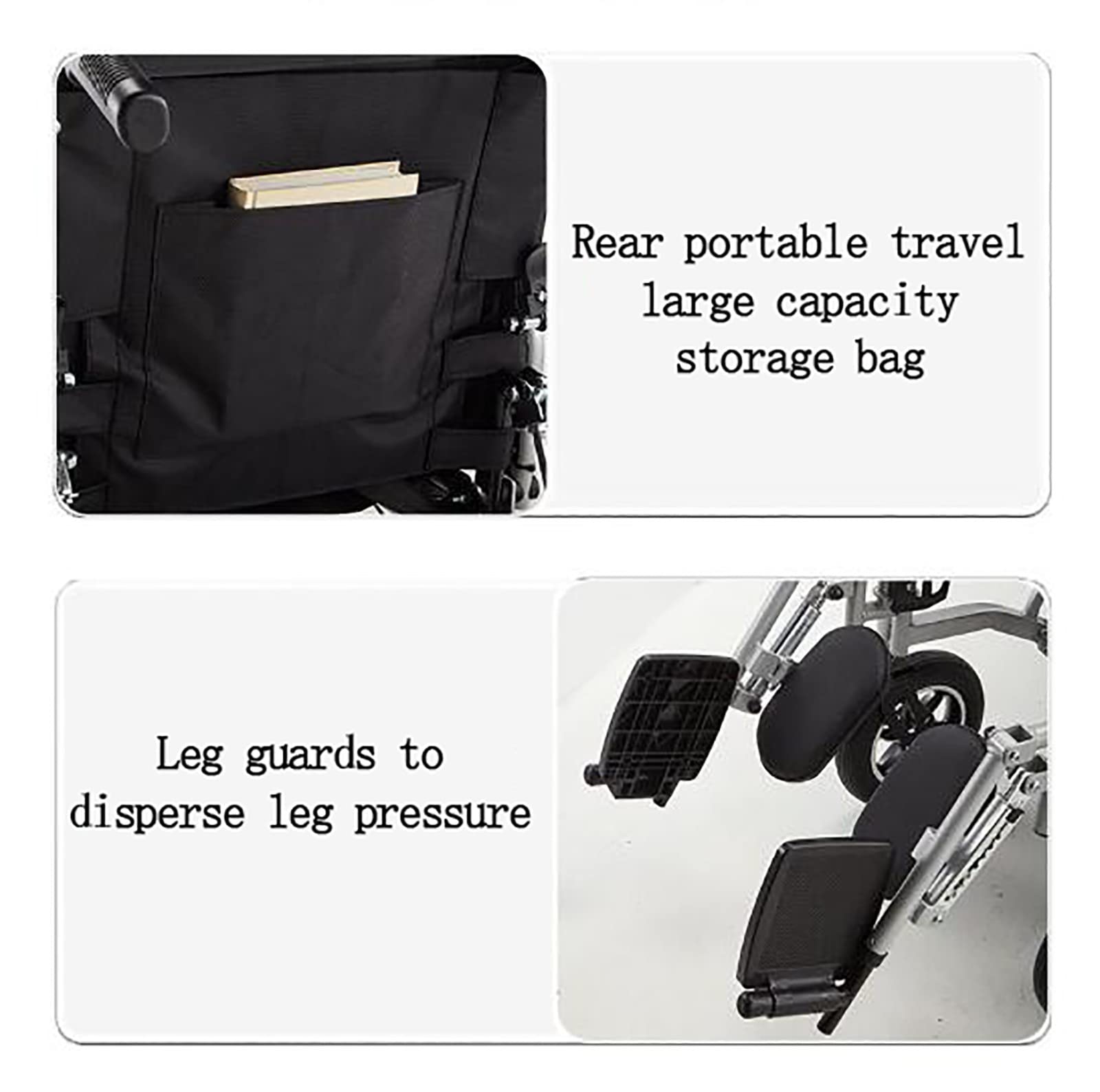Sedia a rotelle elettrica per impieghi gravosi, sedia a rotelle elettrica pieghevole e leggera; Joystick, capacità di peso 120 kg, portatile, uso interno ed esterno