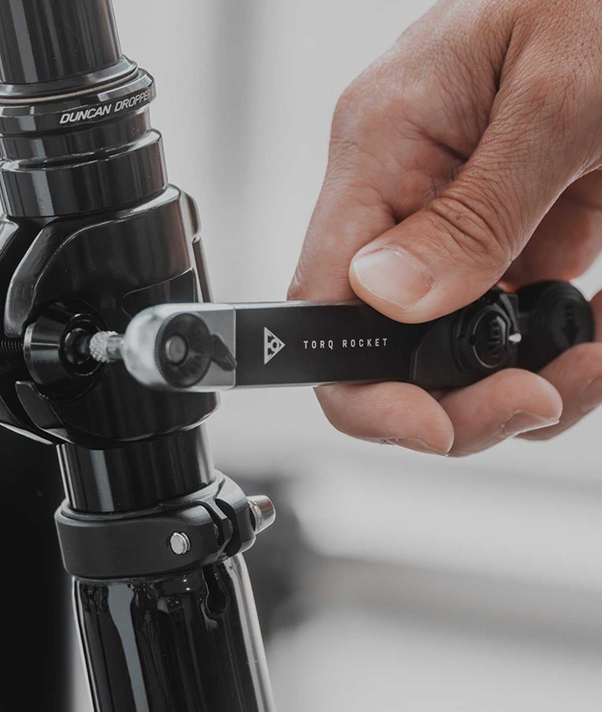 Topeak Torq Rocket mini EX Werkzeug aus Aluminium, Stahl und Kunststoff in der Farbe Schwarz/Silber, T10/ T15/ T20/ T25, Größe 2-10 Nm, 15410058