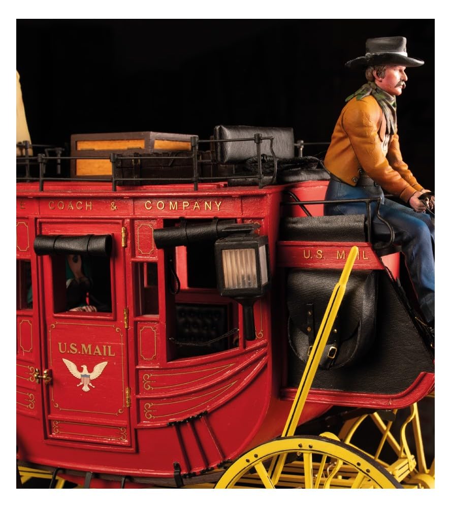 Artesanía Latina Dyliżans STAGECOACH - Legenda Dzikiego Zachodu - Makieta w skali 1/12