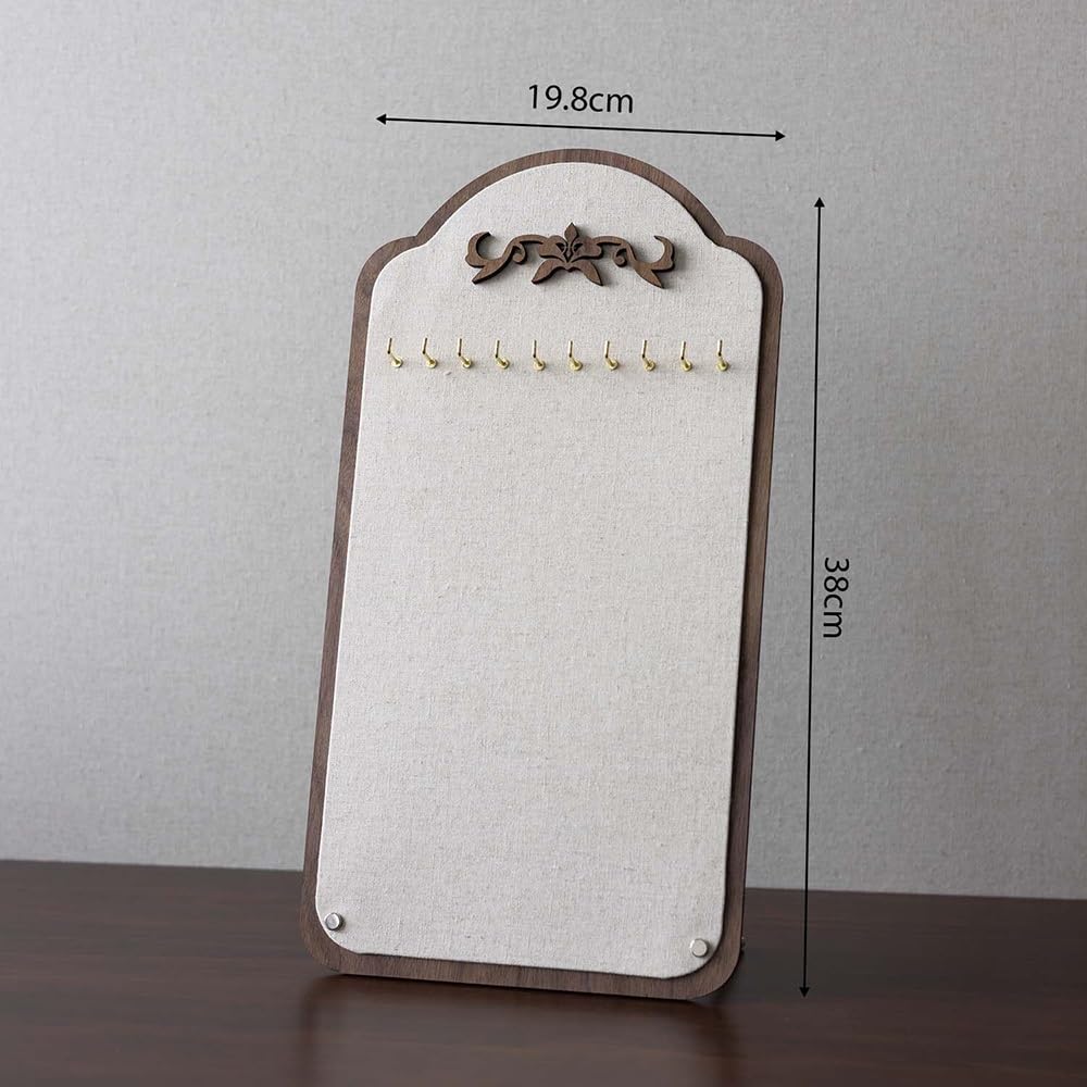 Armadi Wooden Hanging Freestanding Necklace Display Stand Ideal | For Booth Window Display(M)