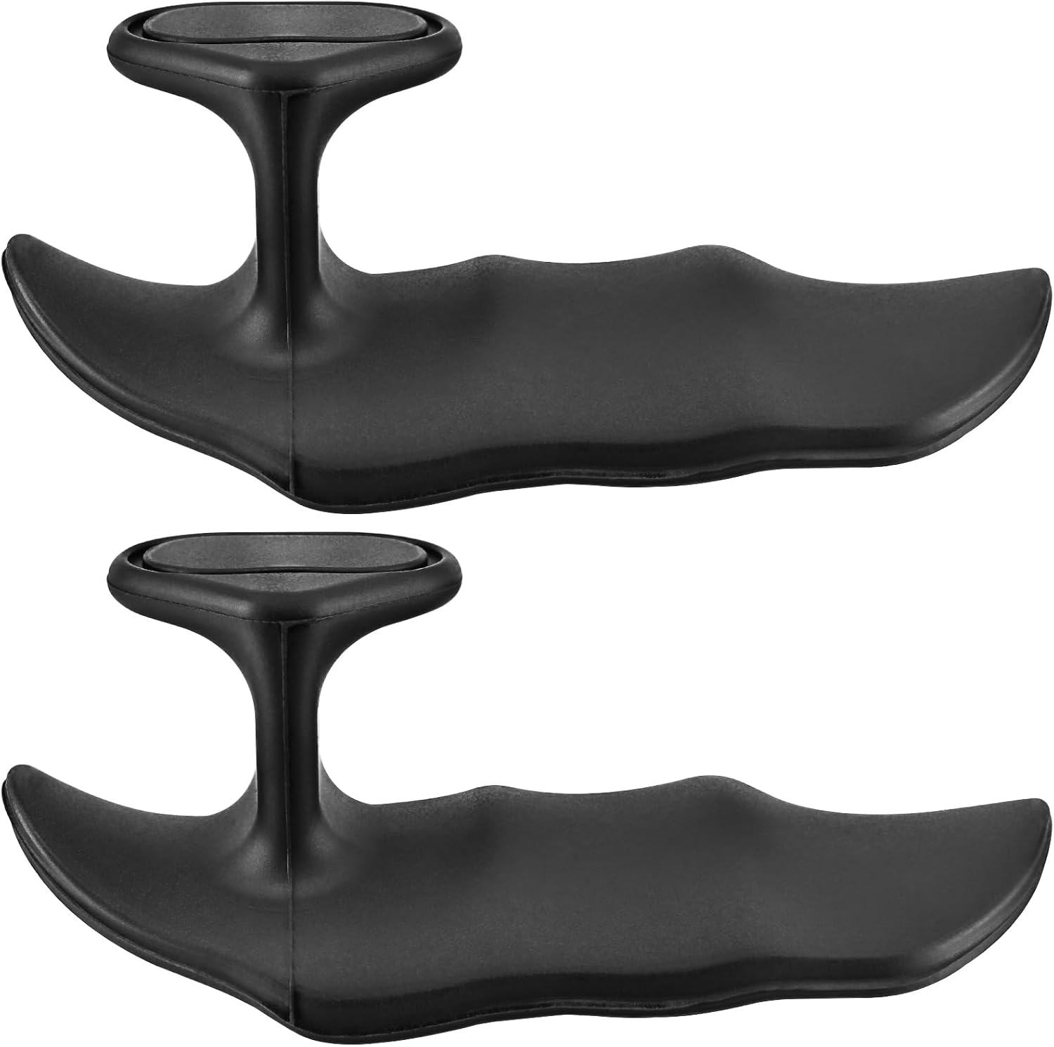 Yeebline 2 Pack Gym Grips Weight Lifting Grips, Ergonomics Workout Rubber Fingerless Anti-Slip Rypt Grip Hand Protector Gloves for Exercise, Weight Lifting, Dumbbell - Image 3