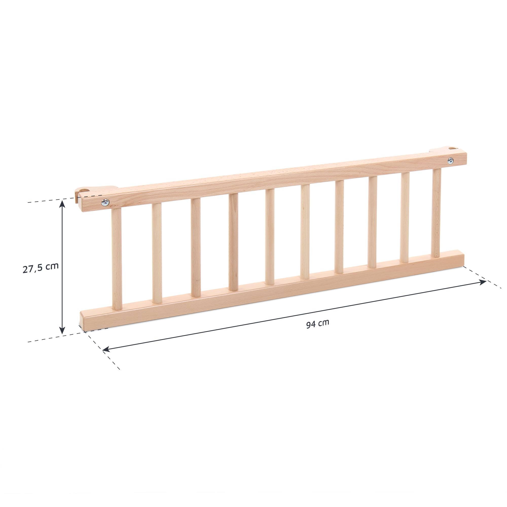 babybay Kratka zamykająca/wózek wiklinowy pasujący do modelu Maxi i Boxspring (naturalny lakierowany)
