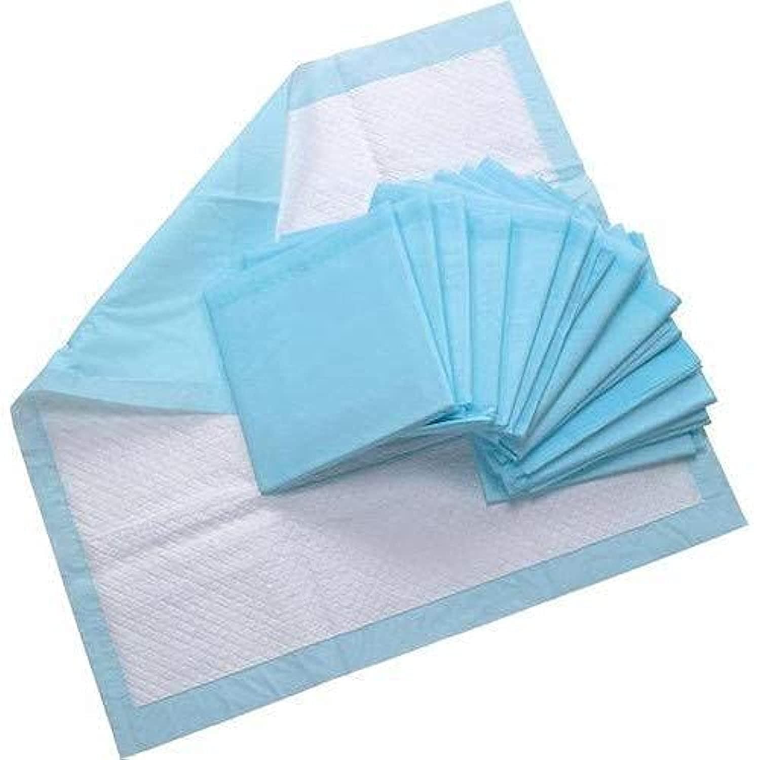 Wet Absorption Disposable Underpads – 60 cm X 90 cm for Home Care & Pet/Puppy Training Pads - 10 Pcs/PKT