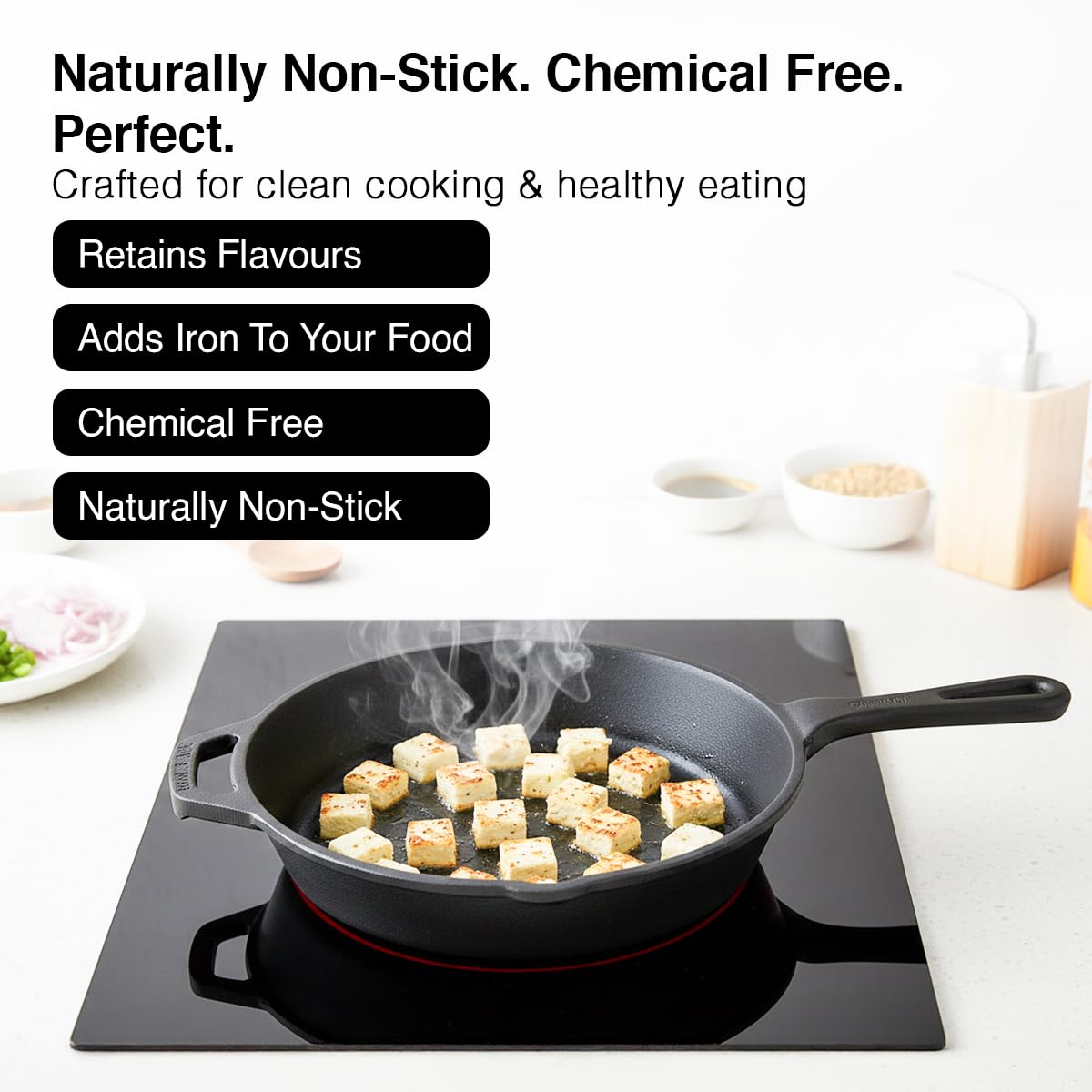 Prestige Cast Iron Fry Pan - Black -6