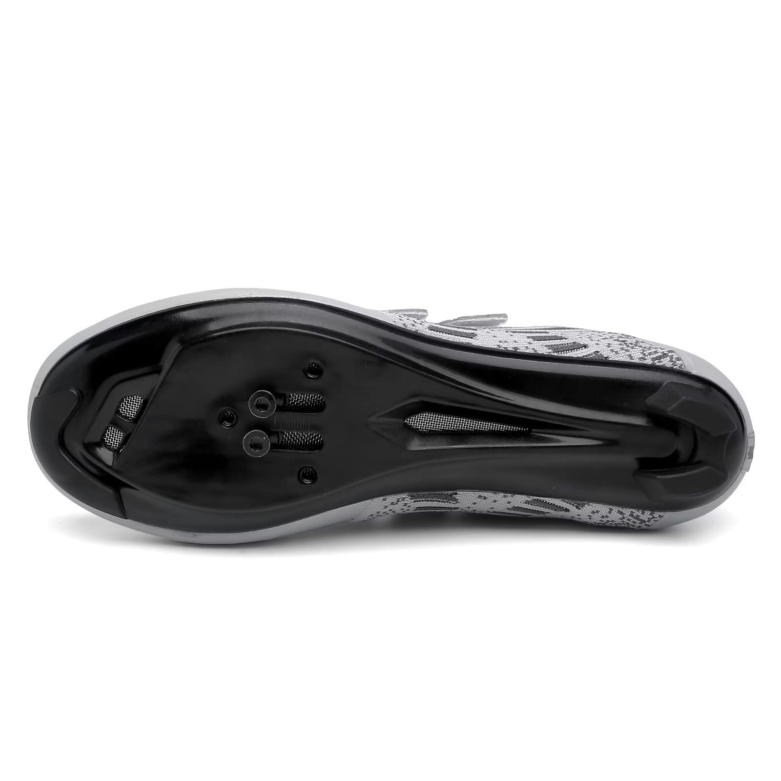 Męskie damskie buty rowerowe kompatybilne z Peloton Mountain Road Bike i SPD Look Delta Cleats idealne do butów do jazdy na rowerze z klipsem, do użytku wewnątrz i na zewnątrz, A Szary, 46/47 EU
