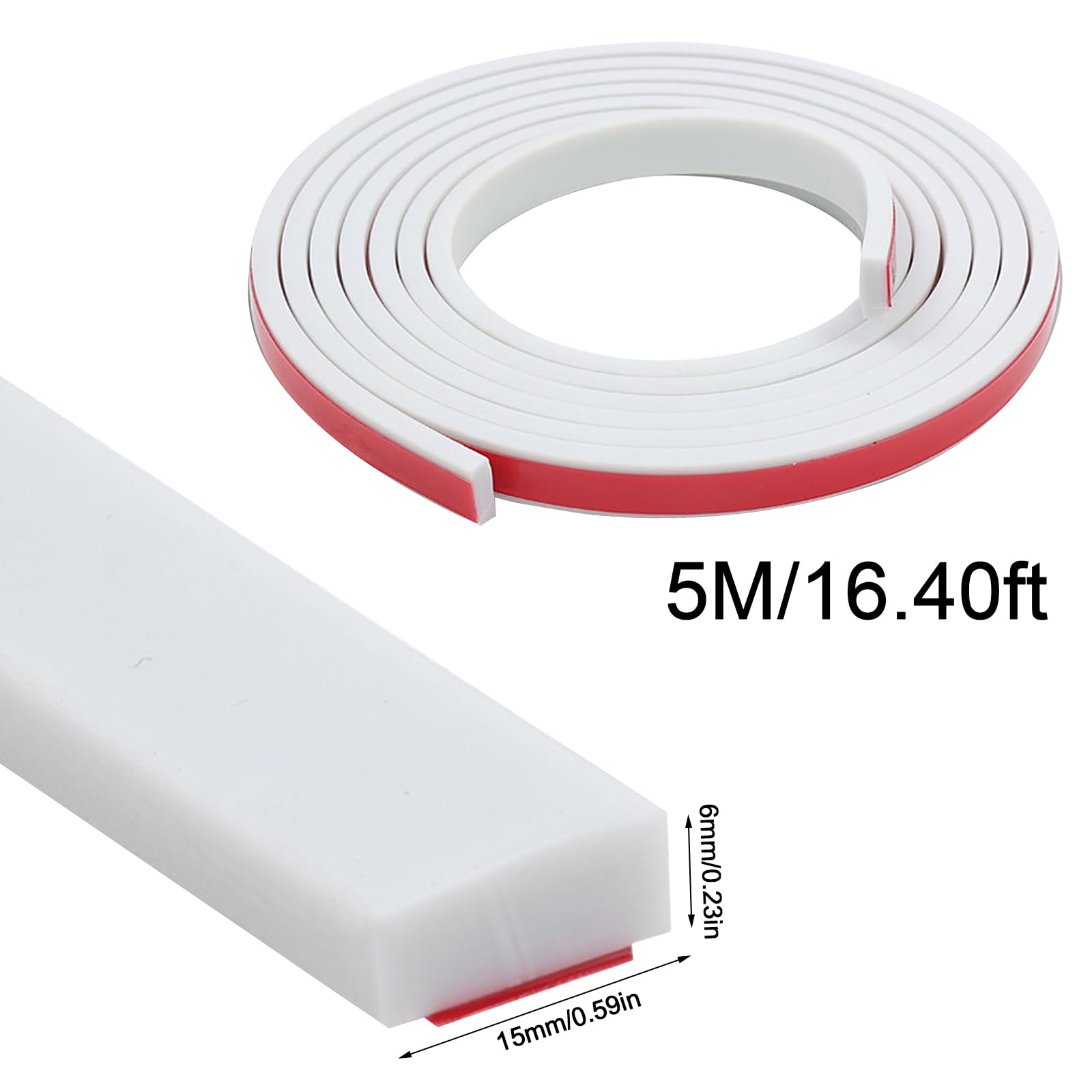 Selbstklebende Zierleiste Gold | 6 Meter Länge | Flexibel & Wasserdicht | Für Möbel & Wände