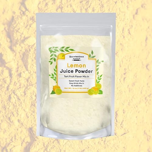 Miniatura 3 de Unpretentious Jugo de limón en polvo, (1 libra) Mezcla fácil de beber, sabor agrio fresco