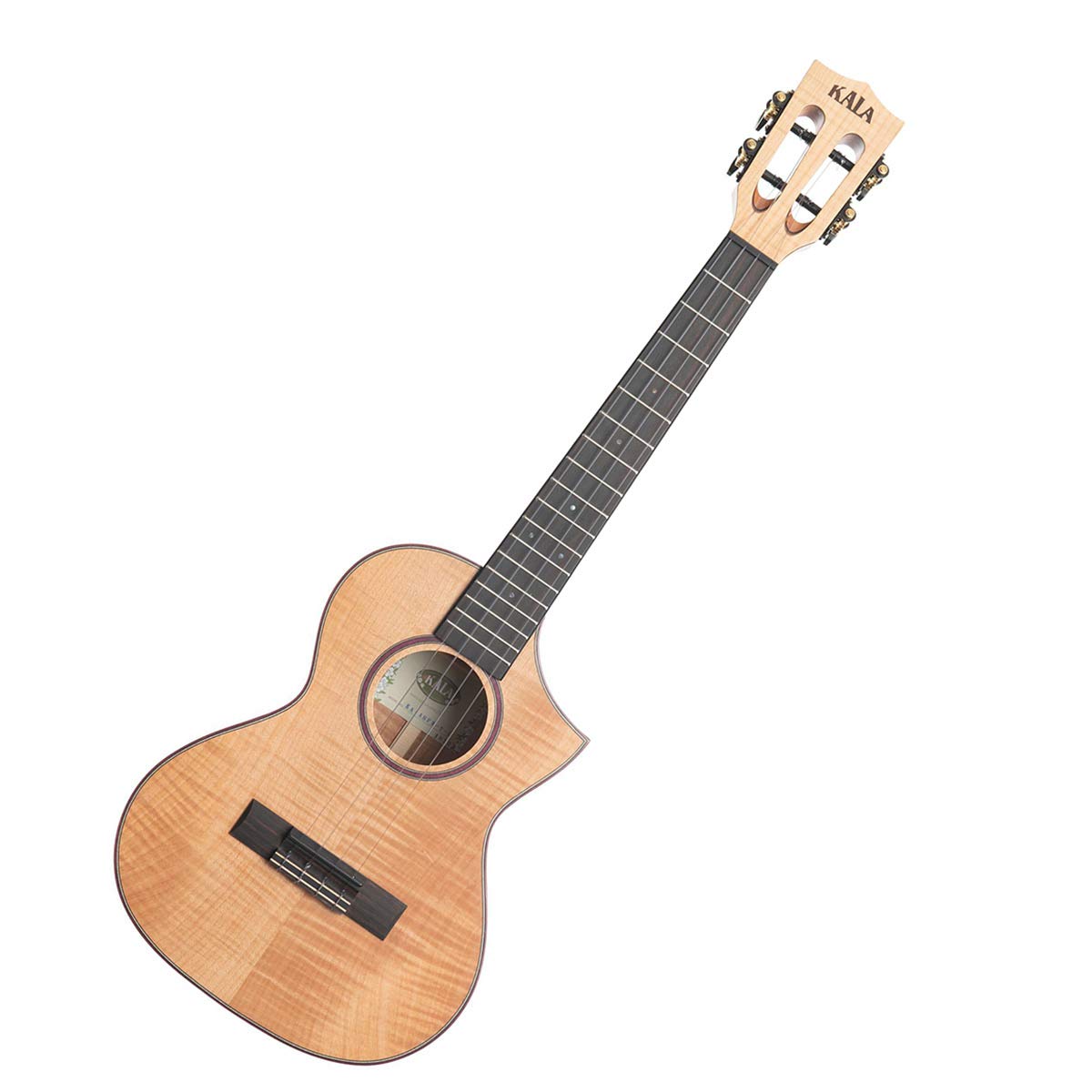 KALA KA-ASFM-T-C - Ukulele tenore in legno di acero massiccio, con custodia