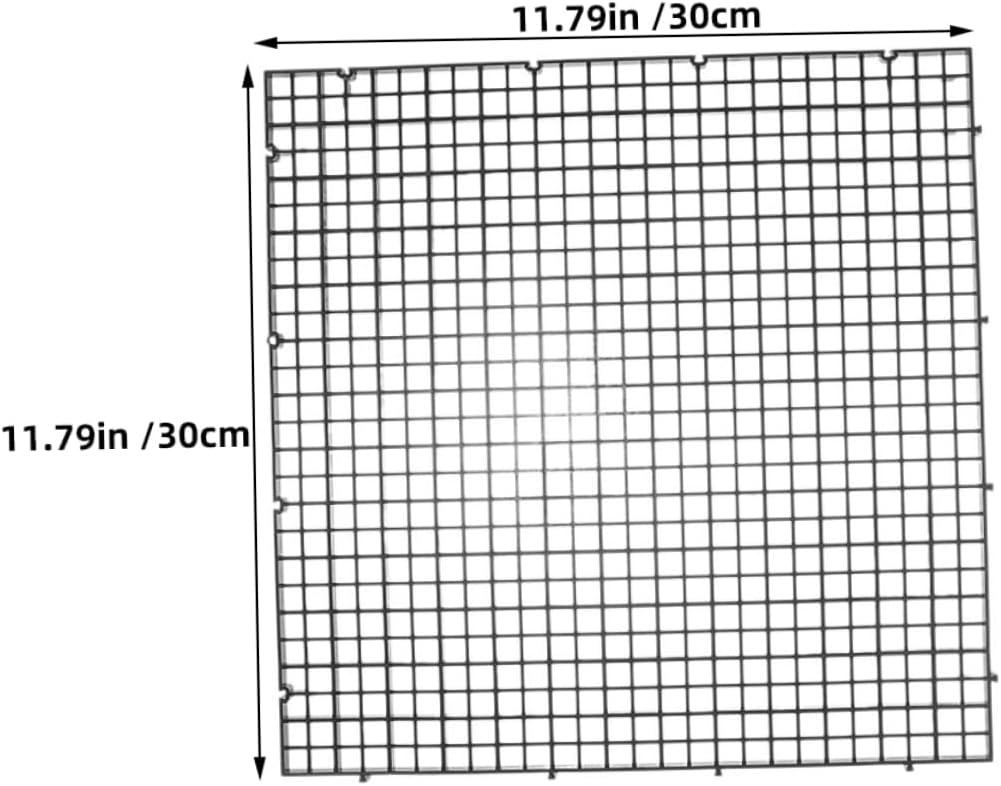 TOYANDONA 4sets Plastic Aquarium Divider Grid with Clips for Filtration and Fish Jump Prevention in Aquascaping Accessories Crate Isolation Board for Fish Tank Separation
