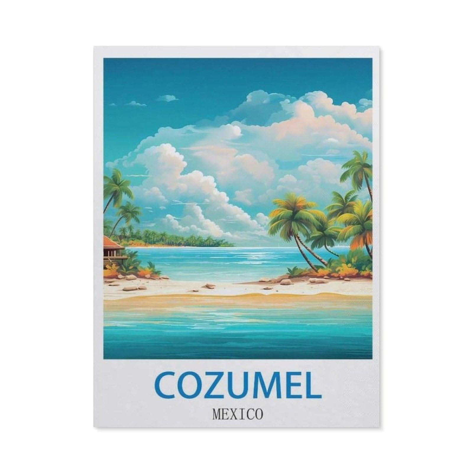 BEAYODKP DIY Diamond Art Kits，Cozumel Mexico（30x40cm）