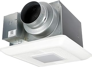 Panasonic FV-0511VKSL2 - Ventilador de ventilación con controles de luz y velocidad, 50-80-110 CFM, certificado Energy Sta...