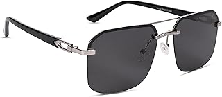 voyage Polarized & UV Protected Black Square Sunglasses for Men & Women (19072MG4144)-picture-54